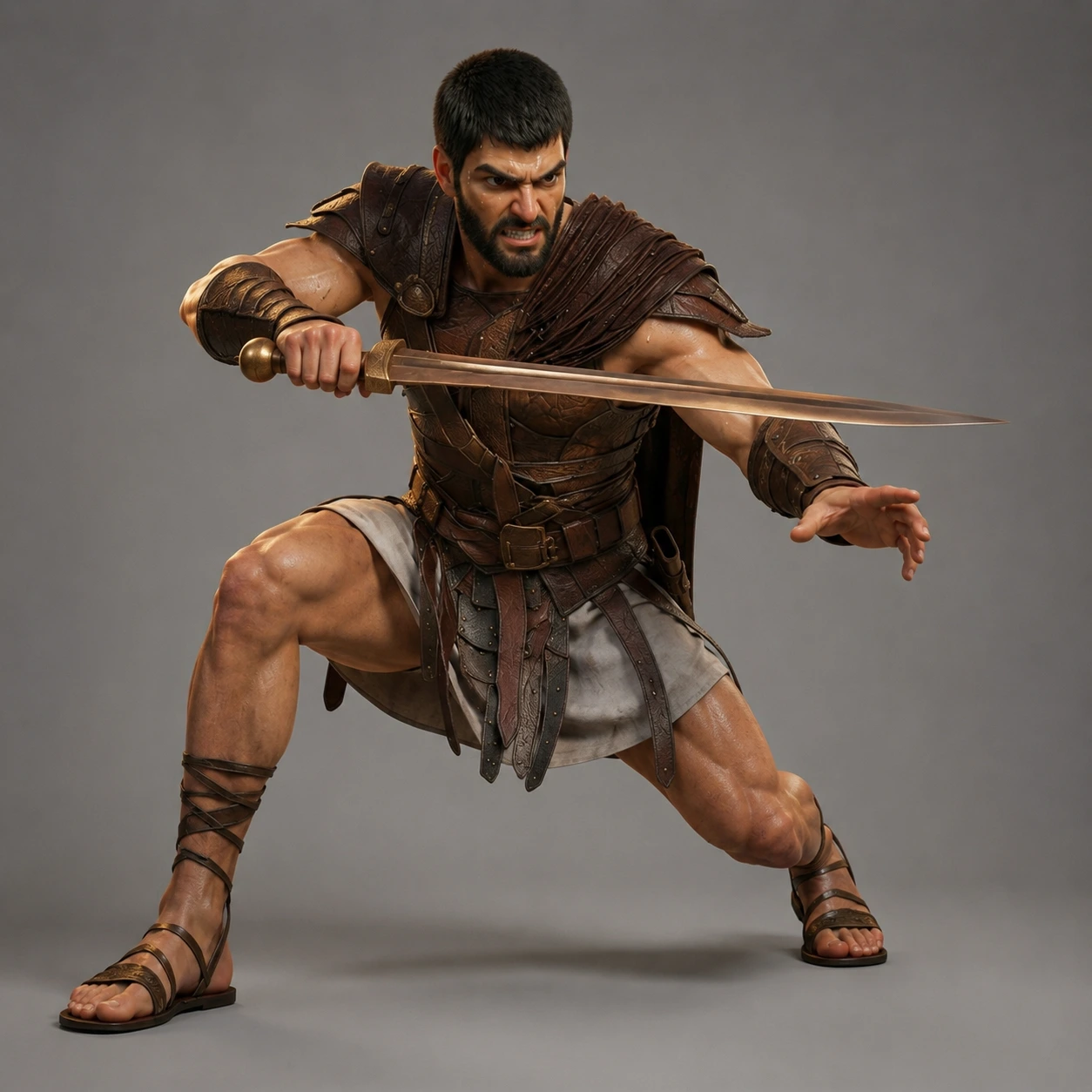 Joab Ben Tzeruya, sword drawn in the breach